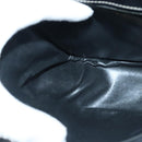 BALLY Shoulder Bag Leather Black Auth ti2288-19