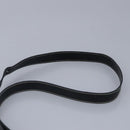 BALLY Shoulder Bag Leather Black Auth ti2288-8