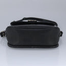 BALLY Shoulder Bag Leather Black Auth ti2288-5