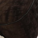 BALLY Shoulder Bag Suede Leather Brown Silver Auth ti2290-14