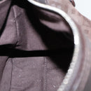 BALLY Shoulder Bag Suede Leather Brown Silver Auth ti2290-18