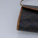 BALLY Shoulder Bag Leather Black Auth ti2294-9