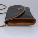 BALLY Shoulder Bag Leather Black Auth ti2294-3