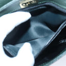 BALLY Shoulder Bag Leather Brown Green Auth ti2296-12