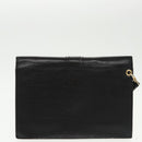 BALLY Clutch Bag Leather 3Set Black Auth ti2300-11