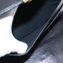BALLY Clutch Bag Leather 3 Set Black Auth ti2300-17