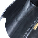 BALLY Clutch Bag Leather 3Set Black Auth ti2300-24