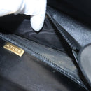 BALLY Clutch Bag Leather 3Set Black Auth ti2300-25