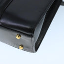 BALLY Shoulder Bag Leather Black Gold Auth ti2301-15