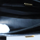 BALLY Shoulder Bag Leather Black Gold Auth ti2301-11