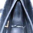 BALLY Shoulder Bag Leather Black Gold Auth ti2301-18