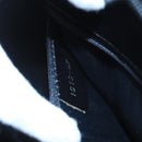BALLY Shoulder Bag Leather Black Gold Auth ti2301-12