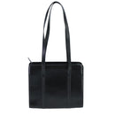 BALLY Shoulder Bag Leather Black Gold Auth ti2301-2