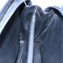 BALLY Hand Bag Leather Black Gold Auth ti2302-18