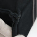 HERMES Fourre Tout PM Hand Bag Canvas Black Silver Auth ti2320-16