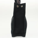 HERMES Fourre Tout PM Hand Bag Canvas Black Silver Auth ti2320-3