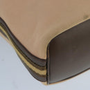 GUCCI Shoulder Bag Canvas Beige Brown Silver 001 4288 Auth ti2331-17