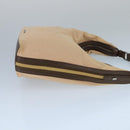 GUCCI Shoulder Bag Canvas Beige Brown Silver 001 4288 Auth ti2331-3