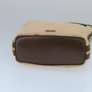 GUCCI Shoulder Bag Canvas Beige Brown Silver 001 4288 Auth ti2331-5