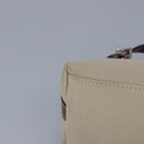 BURBERRY Blue Label Hand Bag Canvas Beige Red Auth ti2349-9