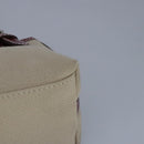 BURBERRY Blue Label Hand Bag Canvas Beige Red Auth ti2349-16