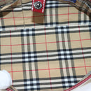 BURBERRY Blue Label Hand Bag Canvas Beige Red Auth ti2349-11