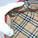 BURBERRY Blue Label Hand Bag Canvas Beige Red Auth ti2349-18