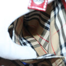 BURBERRY Blue Label Hand Bag Canvas Beige Red Auth ti2349-12