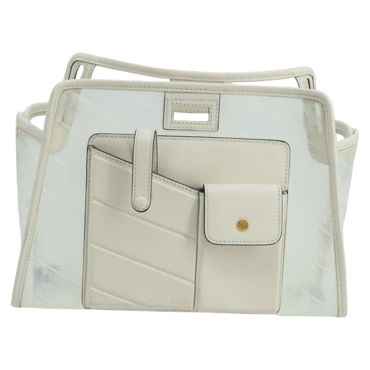 FENDI Bag Cover Vinyl Clear White Auth ti2354 - 0