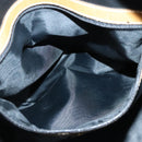 FENDI Pecan Canvas Boston Bag Coated Canvas Khaki Brown Auth ti2355-12