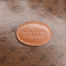 BALLY Hand Bag Coated Canvas Gold Brown Auth ti2357-17