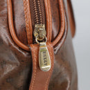 BALLY Hand Bag Coated Canvas Gold Brown Auth ti2357-10