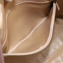 BALLY Hand Bag Coated Canvas Gold Brown Auth ti2357-20