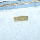 BALLY Hand Bag Canvas Green Brown Auth ti2363-10