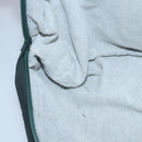 BALLY Hand Bag Canvas Green Brown Auth ti2363-19