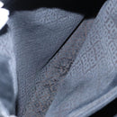 BALLY Shoulder Bag Suede Leather Black Silver Auth ti2365-21