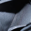 BALLY Shoulder Bag Suede Leather Black Silver Auth ti2365-26