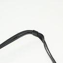 BALLY Shoulder Bag Suede Leather Black Silver Auth ti2365-8