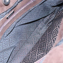 BALLY Shoulder Bag Suede Leather Brown Black Auth ti2366-11