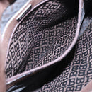 BALLY Shoulder Bag Suede Leather Brown Black Auth ti2366-20