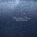 Christian Dior Trotter Canvas Clutch Bag Canvas Navy Auth ti2368-9