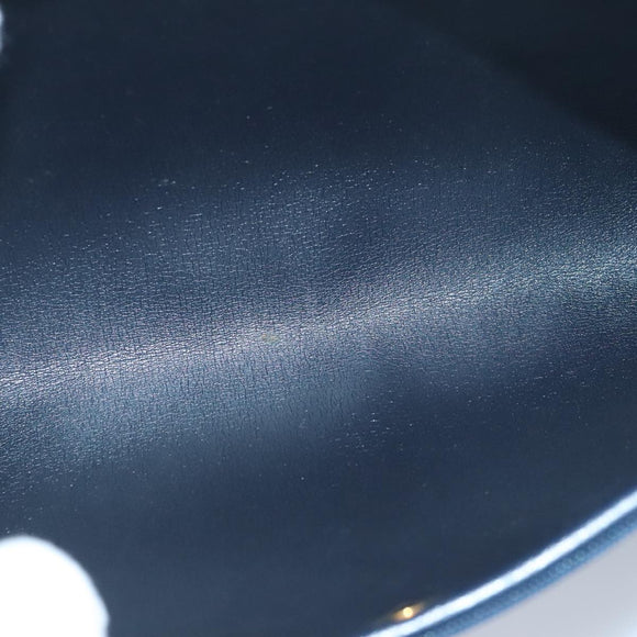 Christian Dior Trotter Canvas Clutch Bag Canvas Navy Auth ti2368