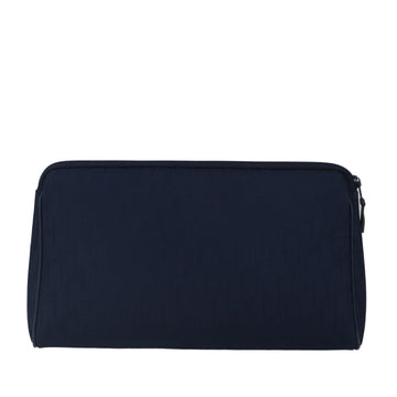 Christian Dior Trotter Canvas Clutch Bag Canvas Navy Auth ti2368 - 0