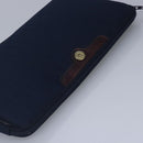 Christian Dior Trotter Canvas Clutch Bag Canvas Navy Auth ti2368-5