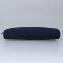 Christian Dior Trotter Canvas Clutch Bag Canvas Navy Auth ti2368-6