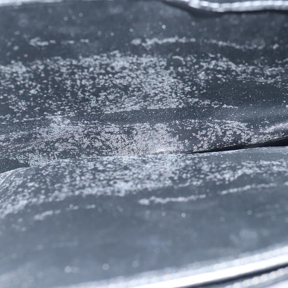 Burberrys Business Bag Leather Black Gold Auth ti2373