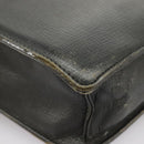 Burberrys Business Bag Leather Black Gold Auth ti2374-16