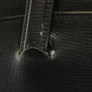 Burberrys Business Bag Leather Black Gold Auth ti2374-10