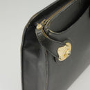 Burberrys Business Bag Leather Black Gold Auth ti2374-20