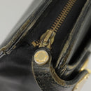 Burberrys Business Bag Leather Black Gold Auth ti2374-11